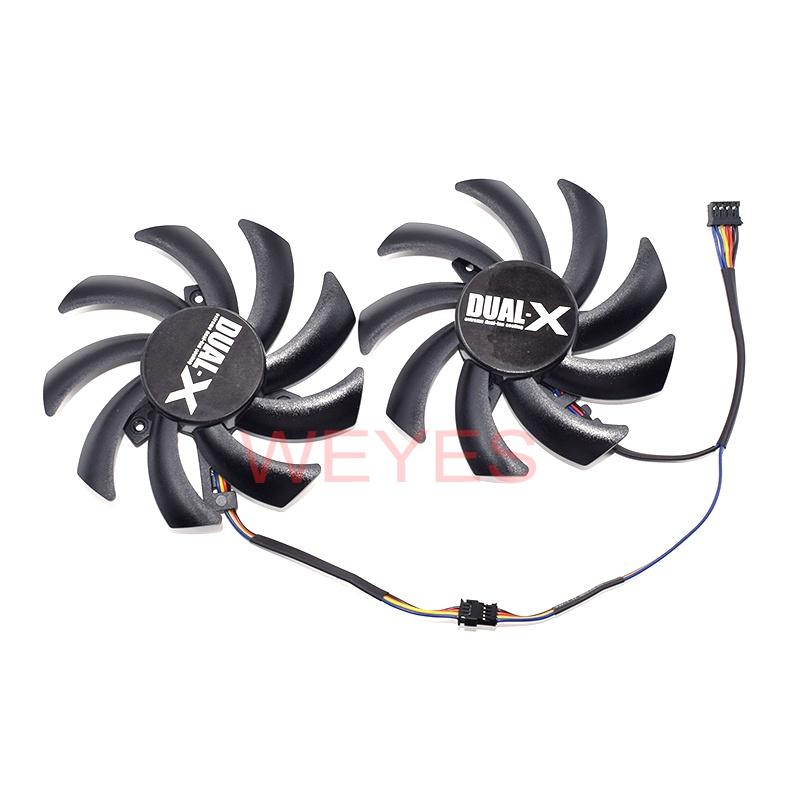 Quạt tản nhiệt kép 85MM FDC10H12S9-C 4PIN FD7010H12S cho Sapphire R9 270X HD7870 HD7950 HD7850 HD6850
