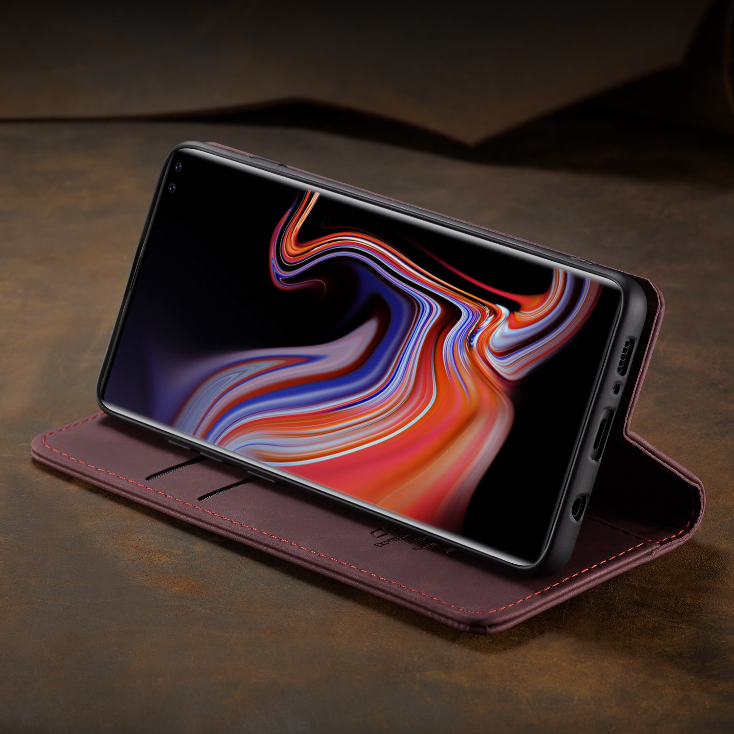 Bao da cao cấp dành cho SamSung Galaxy S10 5G dạng ví chính hãng Caseme - Hàng Nhập Khẩu