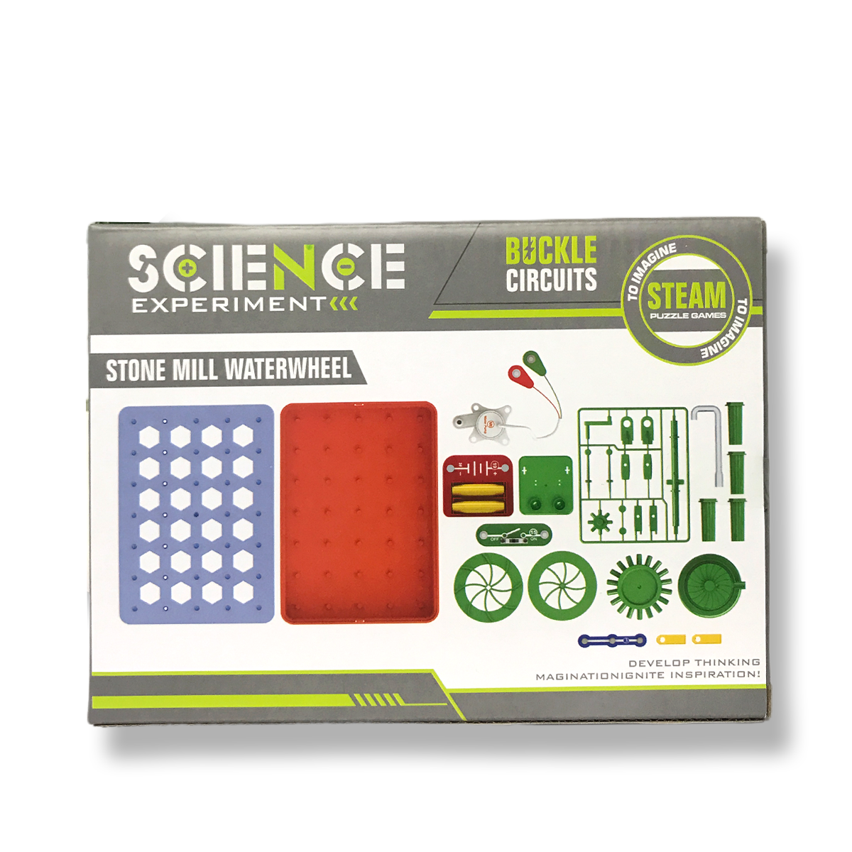 Đồ Chơi Giáo Dục STEM 630 - Science Experiment Stone Mill Waterwheel - Lắp Ráp Hệ Thống Cối Giã Gạo Bằng Sức Nước (30 Chi Tiết)