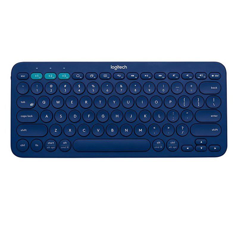 Bàn phím Bluetooth Logitech K380 - Màu xanh dương Hàng chính hãng