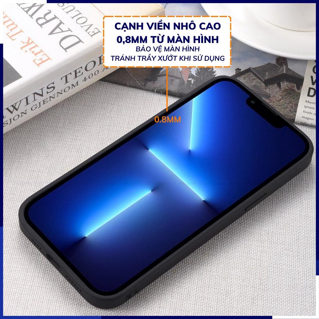 Ốp lưng ip 14 ip 14 plus nhựa dẻo vải nylon nhiều màu chống bám vân tay bảo vệ camera phụ kiện huỳnh tân store