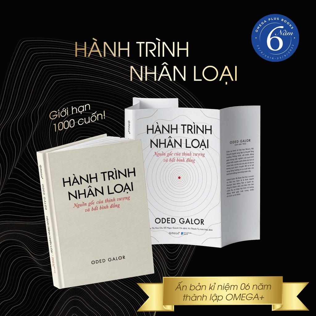 Sách Hành Trình Nhân Loại: Nguồn Gốc Của Thịnh Vượng Và Bất Bình Đẳng - Alphabooks - BẢN QUYỀN - Bìa cứng