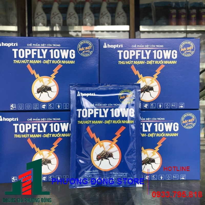 Thuốc diệt ruồi dạng bả Topfly 10WG- 400g