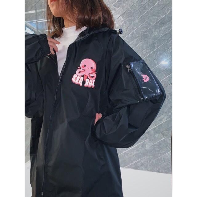 Áo khoác dù Chống Nắng cho nam nữ và cặp đôi In Hình Sea Bea, Jacket ulzzang 2 màu unisex