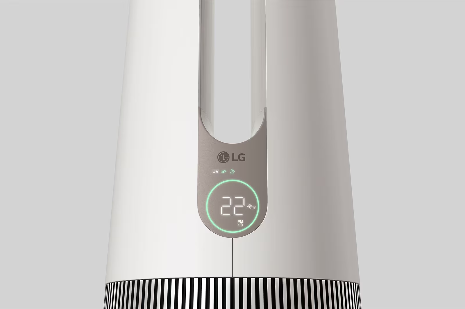 [Chỉ giao Miền Bắc/Nam] Quạt lọc khí LG PuriCare AeroTower Hit Công nghệ UVnano Màu be - FS15GPBK0 - Hàng chính hãng