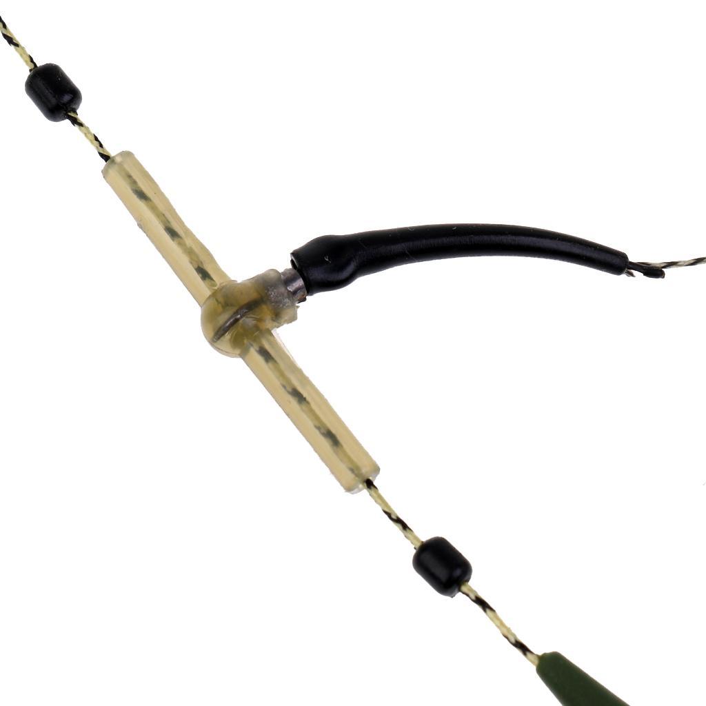 2pcs Carp Fishing Feeder Fishing Baits Cage Hook Rig Set Lead Sinker Tackle