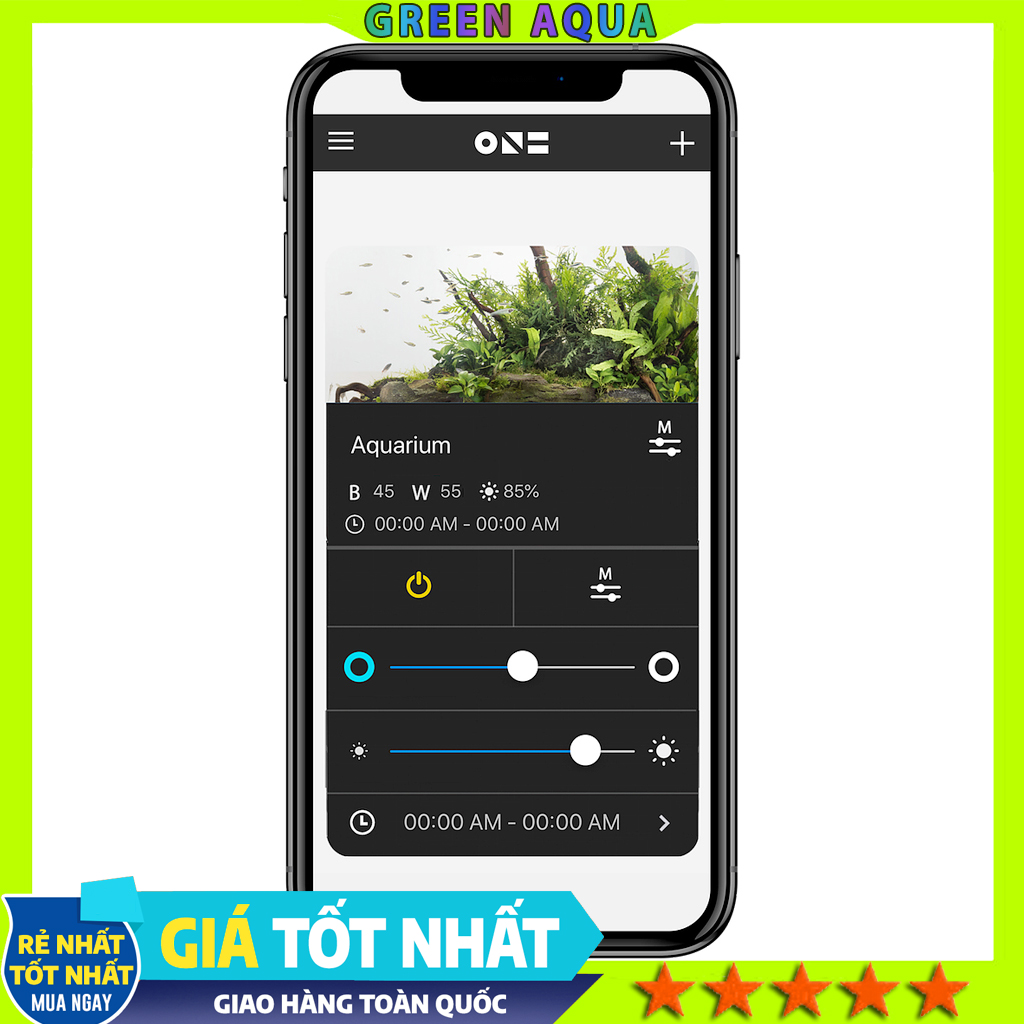 ONF - Flat Nano+ | Đèn LED trồng cây thủy sinh trong hồ cá, cây tiểu cảnh trong nhà