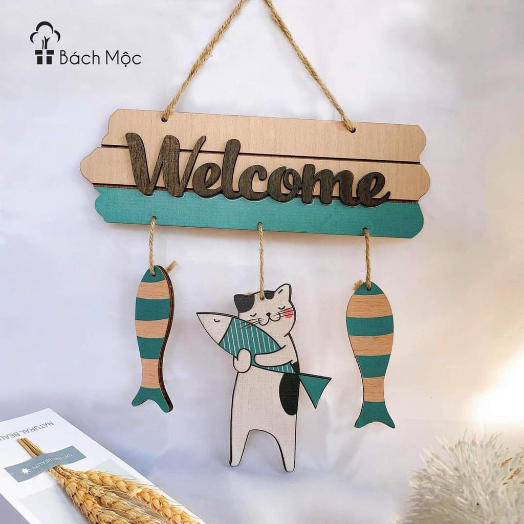 Bảng gỗ decor, bảng gỗ wellcome