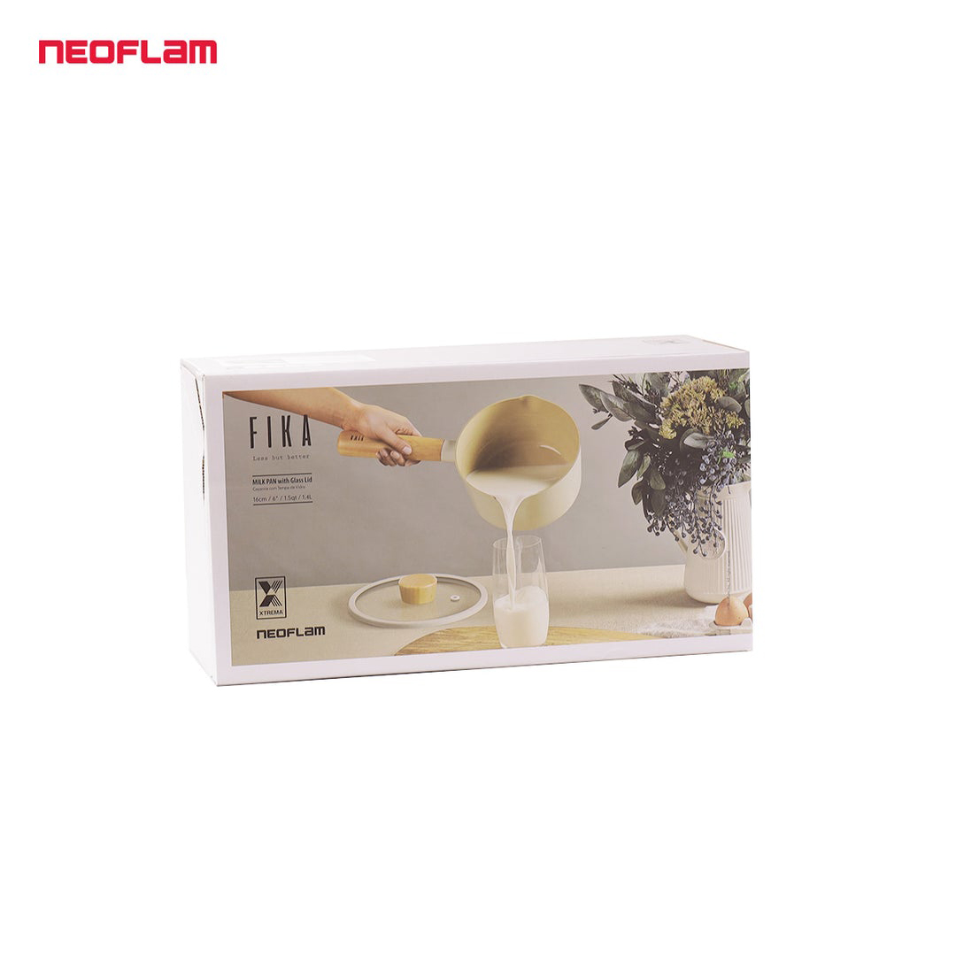 Nồi sâu Neoflam Fika 16cm, dung tích 1.4L, trọng lượng 995 gam. Hàng có sẵn giao ngay