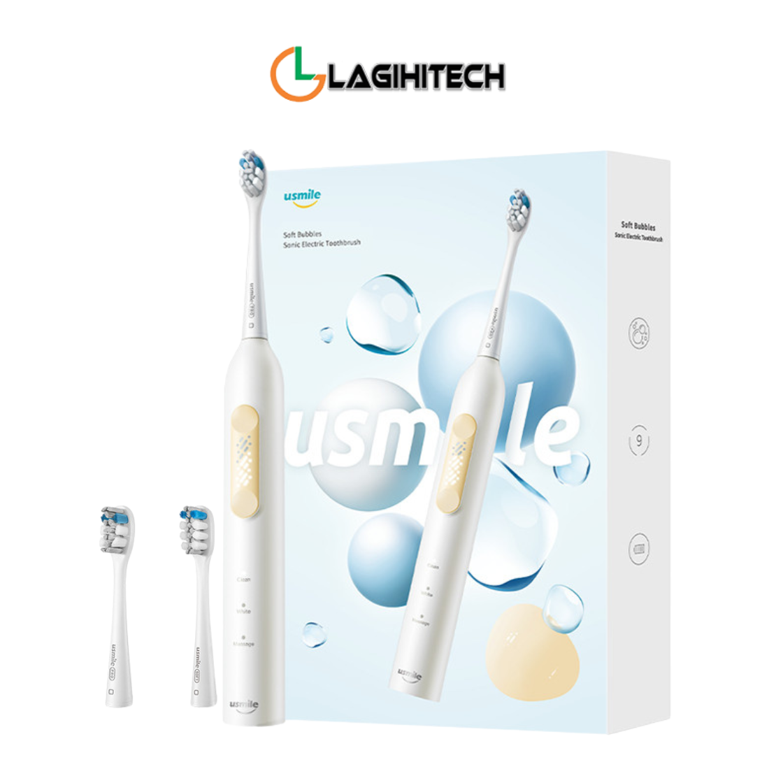 Bàn Chải Điện Sóng Siêu Âm Usmile P4 Bản Quốc Tế - Hàng Chính Hãng