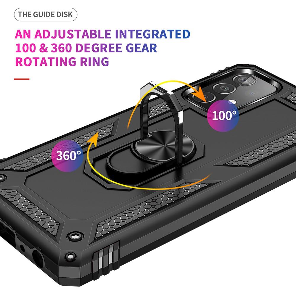 Ốp lưng cho Samsung A52 A52s 4G 5G chống sốc 2 lớp kèm nhẫn iring làm giá đỡ