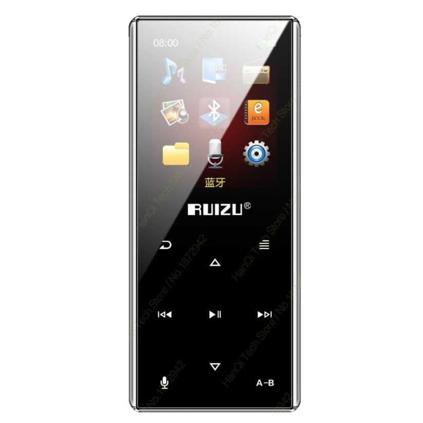 Máy Nghe Nhạc Mp3 Bluetooth Ruizu D29 Bộ Nhớ Trong 8Gb Cao Cấp Azone - Hàng Chính Hãng - Bạc