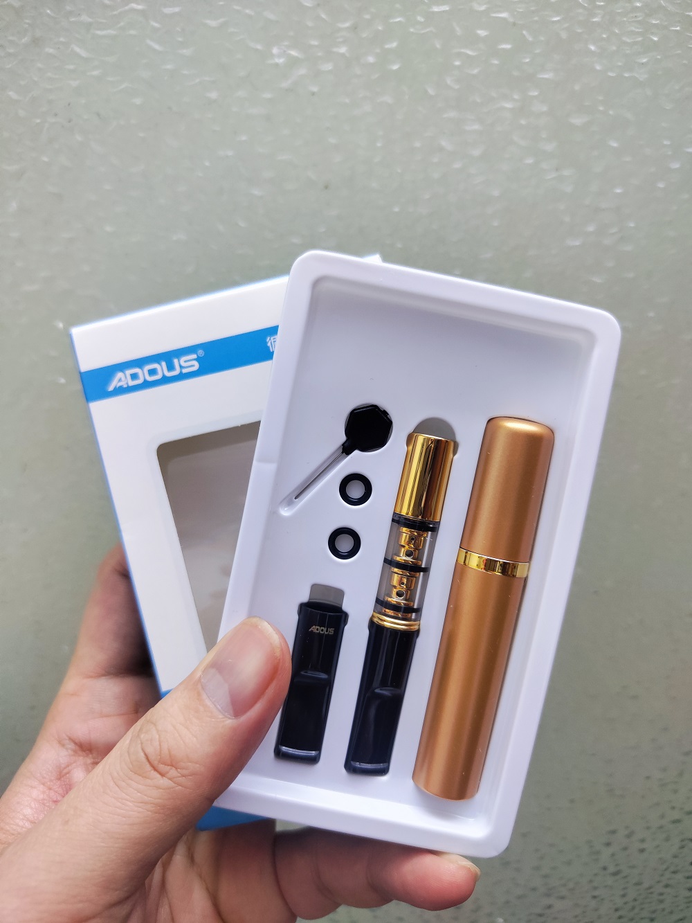 Bộ Đầu Lọc Thuốc Adous Đa Năng Dùng Được Cho Tất Cả Các Đầu Lớn &amp; Vùa &amp; Nhỏ . Có Hộp Đựng Tiện Lợi ,Tái Sử Dụng Nhiều Lần