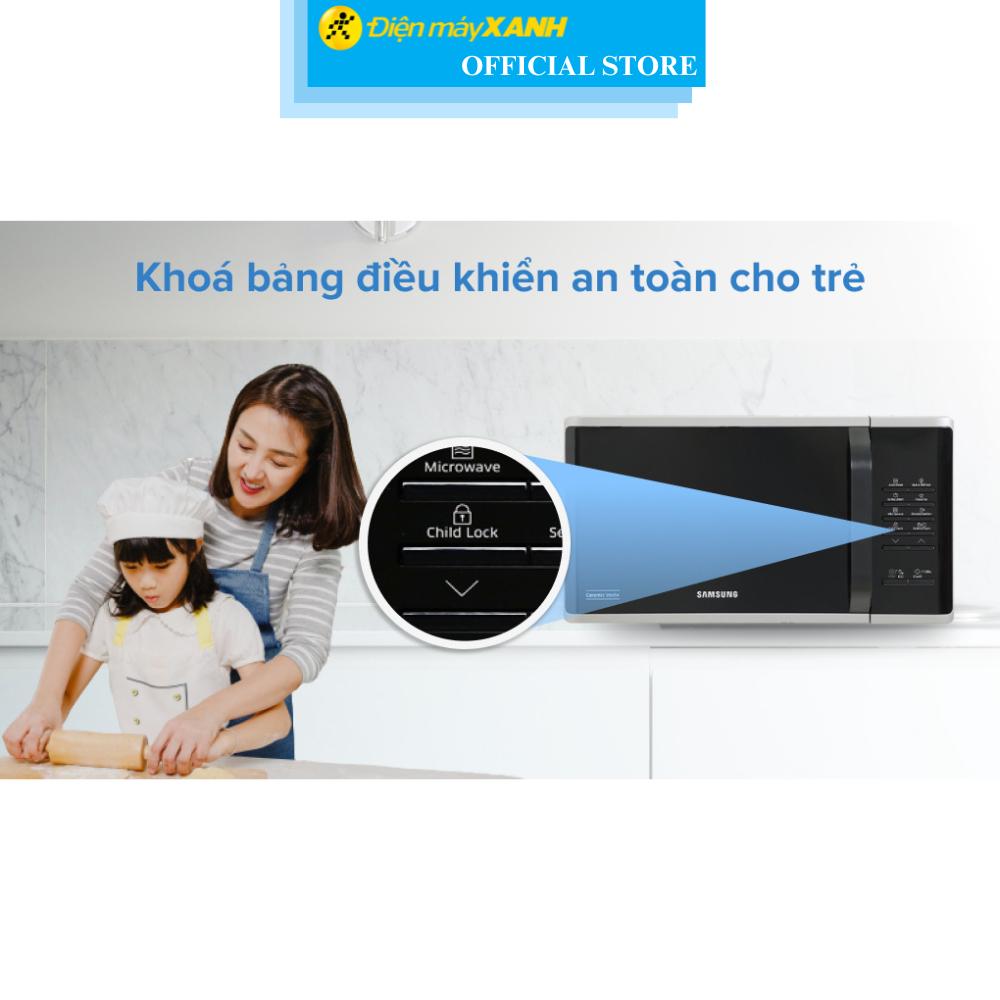 Lò vi sóng Samsung MS23K3513AS/SV-N 23 lít - Hàng Chính Hãng