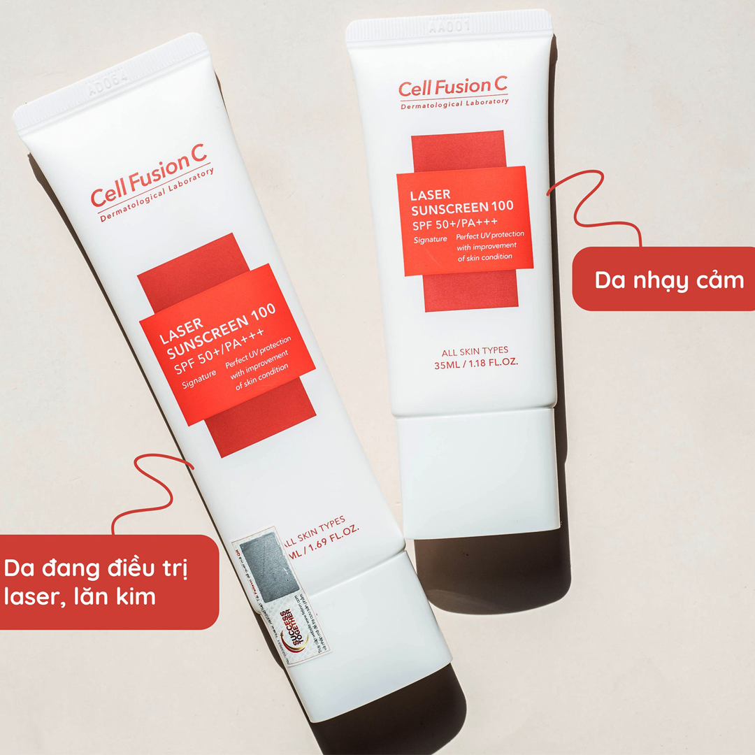Kem Chống Nắng Cell Fusion C Laser Sunscreen 100 SPF50+/PA+++ 35ml