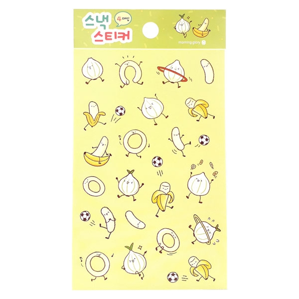 Sticker Snack Morning Glory 79981 - Mẫu 3 - Vàng