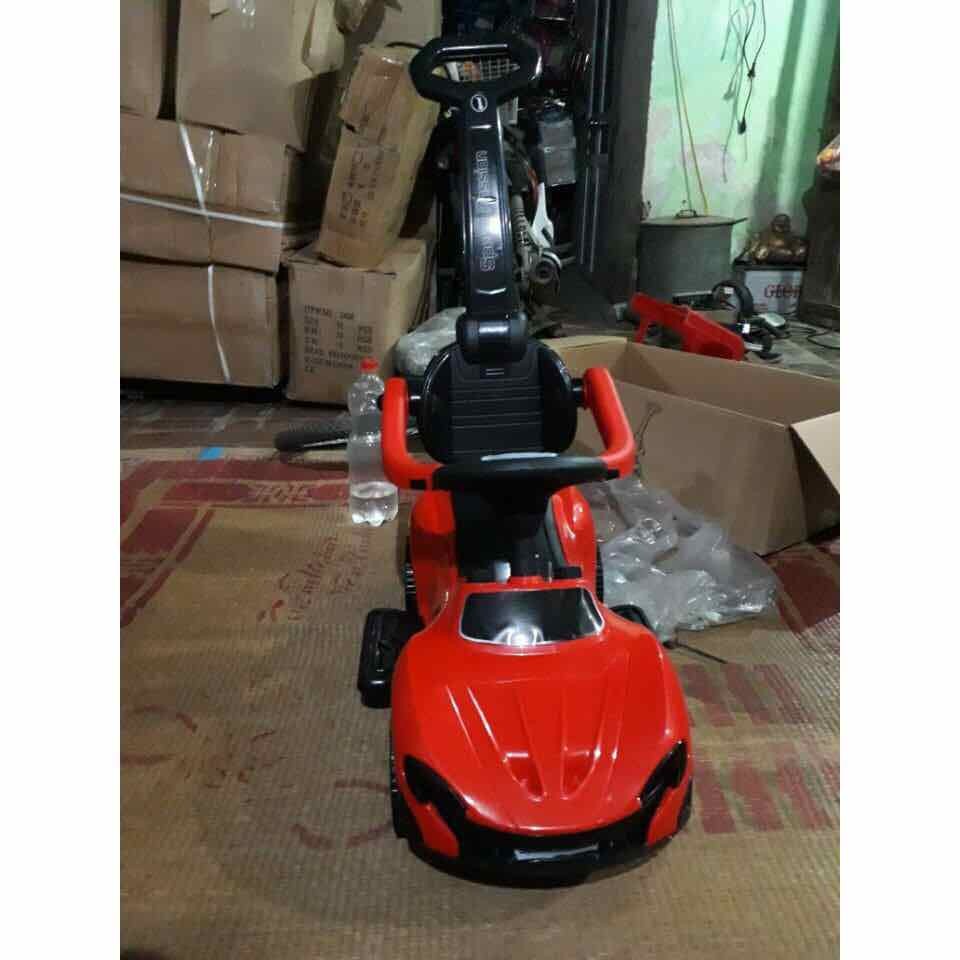 Xe Chòi Chân Ôtô Có Bảo Hiểm - Cần Đẩy - Thùng Đồ - xbcd01