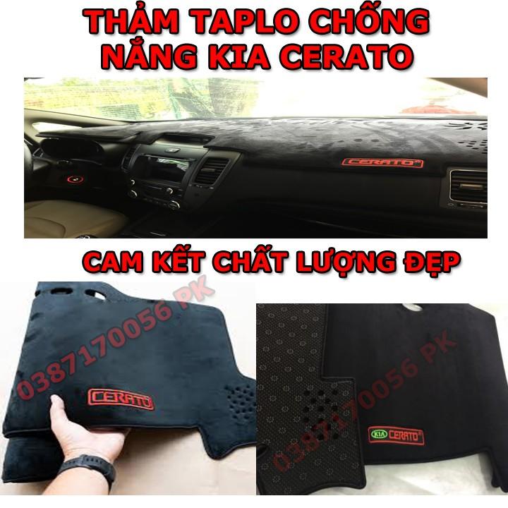 Thảm chống nóng taplo cerato nhung mịn