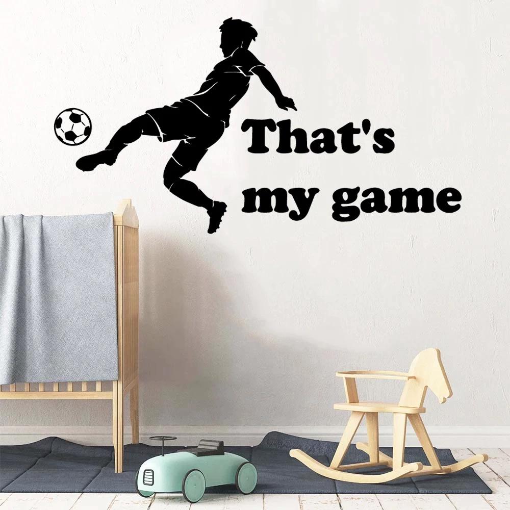Decal trang trí tiệm bóng đá