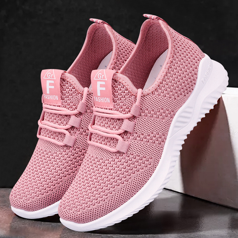 Giày thể thao nữ sneaker đi chơi siêu nhẹ êm chân buộc dây phong cách thoáng khí đế chống trơn trượt V327