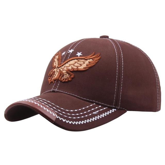 New 3D Eagle Embroidery Baseball Cap for Women Male Cap Hip Hop Flat Snapback Hats Men Baseball Hat