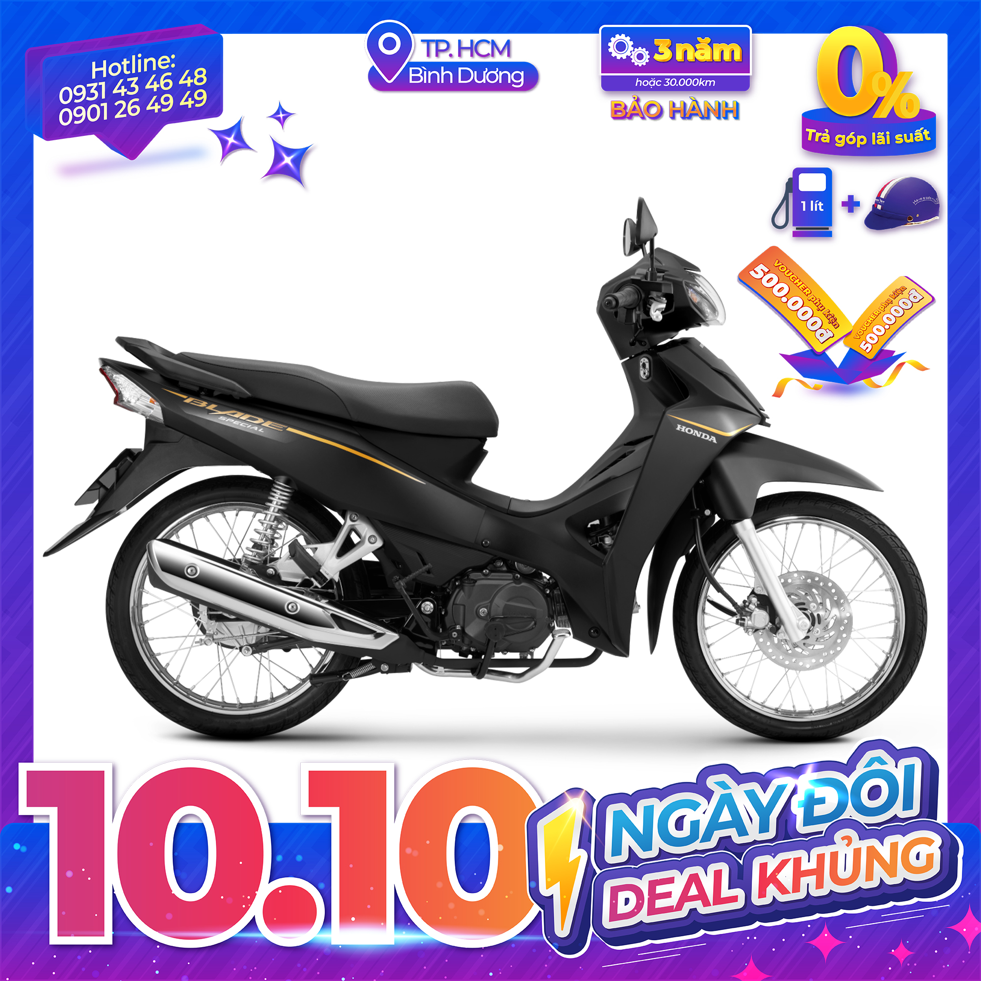 Xe máy Honda BLADE phiên bản Đặc Biệt 2023