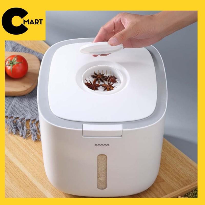 THÙNG ĐỰNG GẠO, THỰC PHẨM KHÔ 10KG CHỐNG MỐI MỌT ECOCO