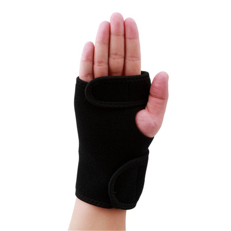 SPINT SPRains Viêm khớp Viêm Băng cổ tay Hỗ trợ nẹp dây đeo cổ tay ống cổ tay ngón tay cái Color: Black Right hand