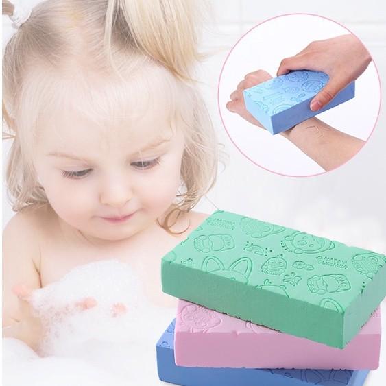Bông tắm kỳ ghét, miếng tẩy tế bào chết, tạo bọt siêu sạch PORORO chuẩn Hàn Quốc