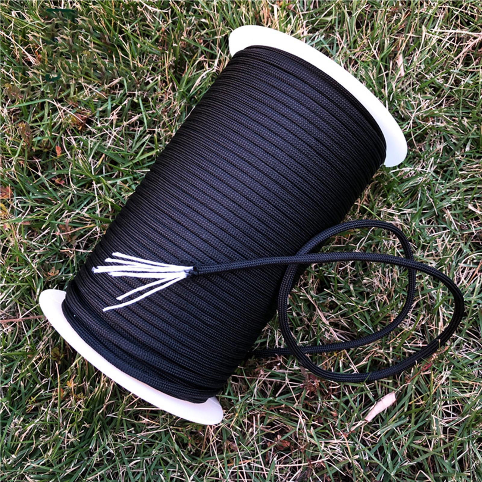 550 9 Strand Parachute Cord 328 ft Black