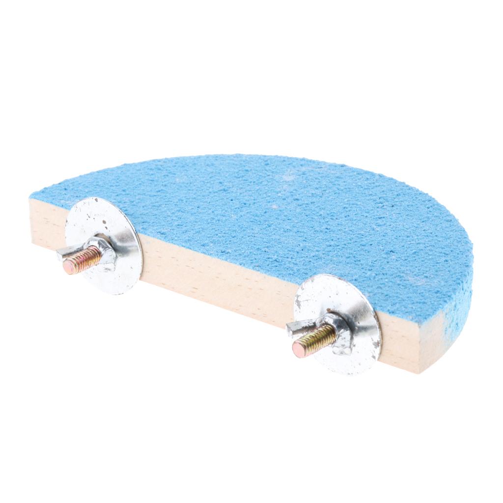 Wooden Budgie Hamster Parrot Bird Cage Stand Platform Perches Pet Toy