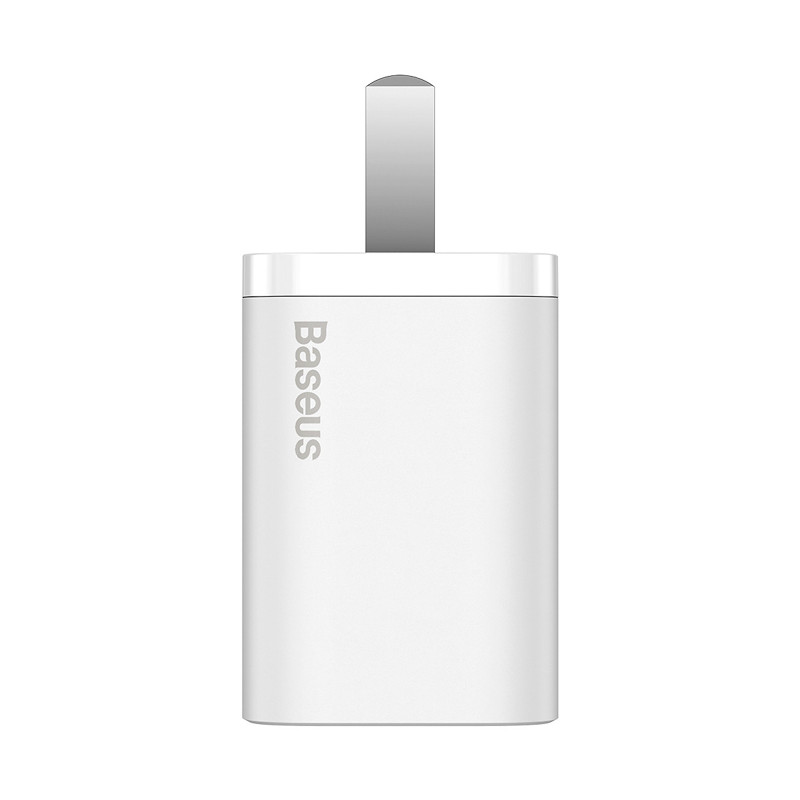 Cốc sạc Baseus PD20W chuôi dẹp tích hợp cổng Type-C chất liệu chịu nhiệt cao tương thích với Android/iOS - Hàng chính hãng