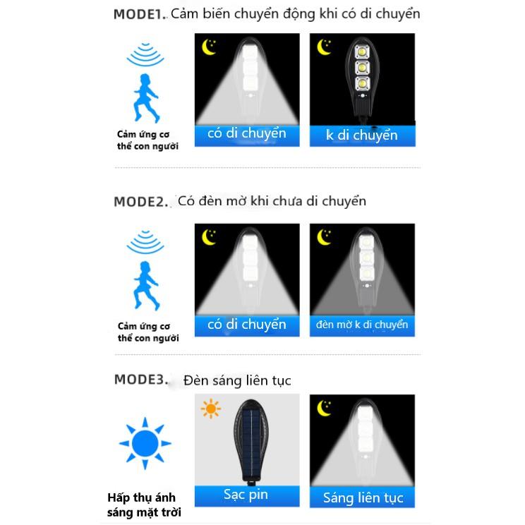 Đèn COB Cảm Biến Di Chuyển Thông Minh - Sử Dụng Năng Lượng Mặt trời - Điều Khiển Từ Xa - Pin Sạc Trọn Đời - K1120