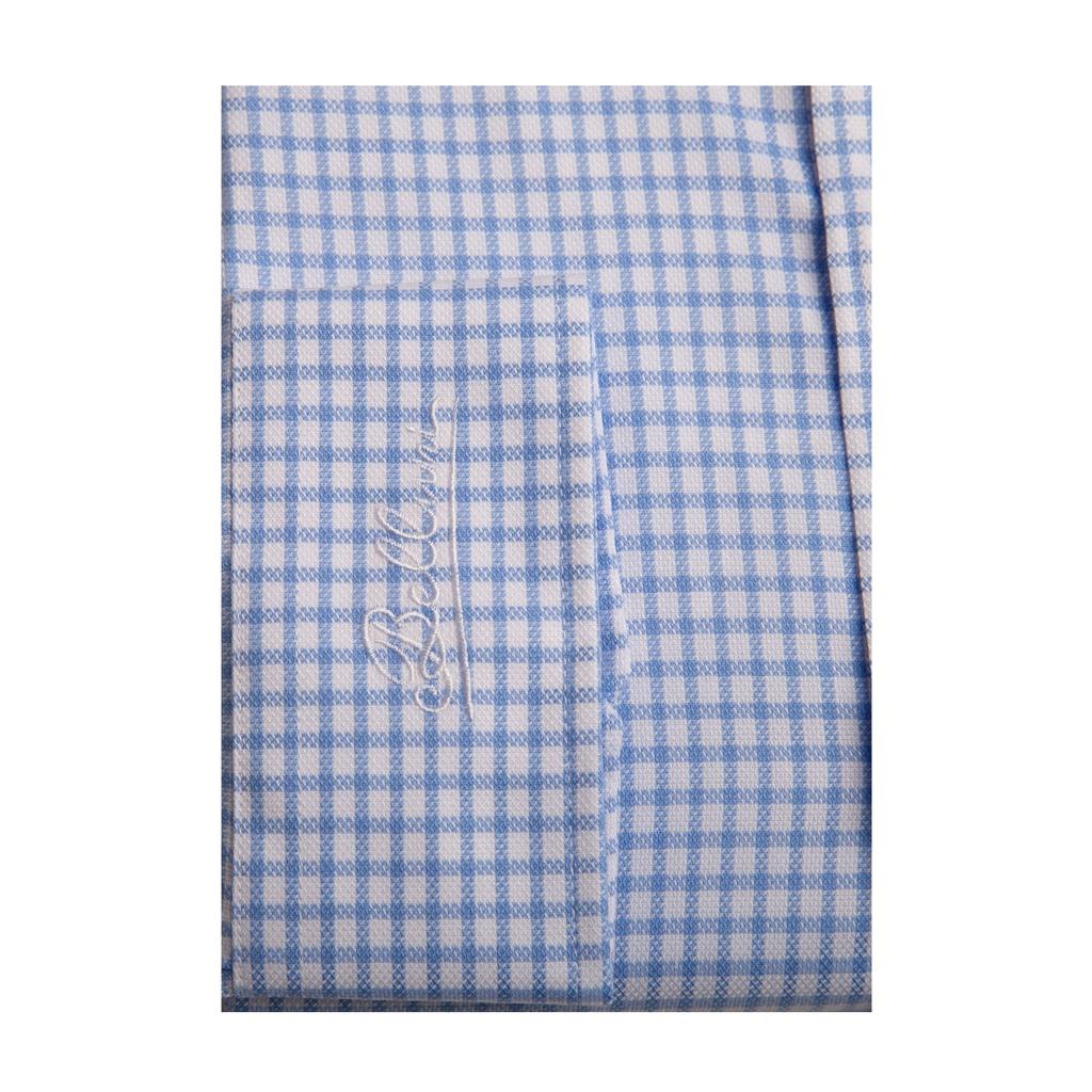 Áo sơ mi nam SlimFit tay dài BELLUNI chất Bamboo chống nhăn kẻ ô sang trọng - ADS.BPS.BE.156.B7