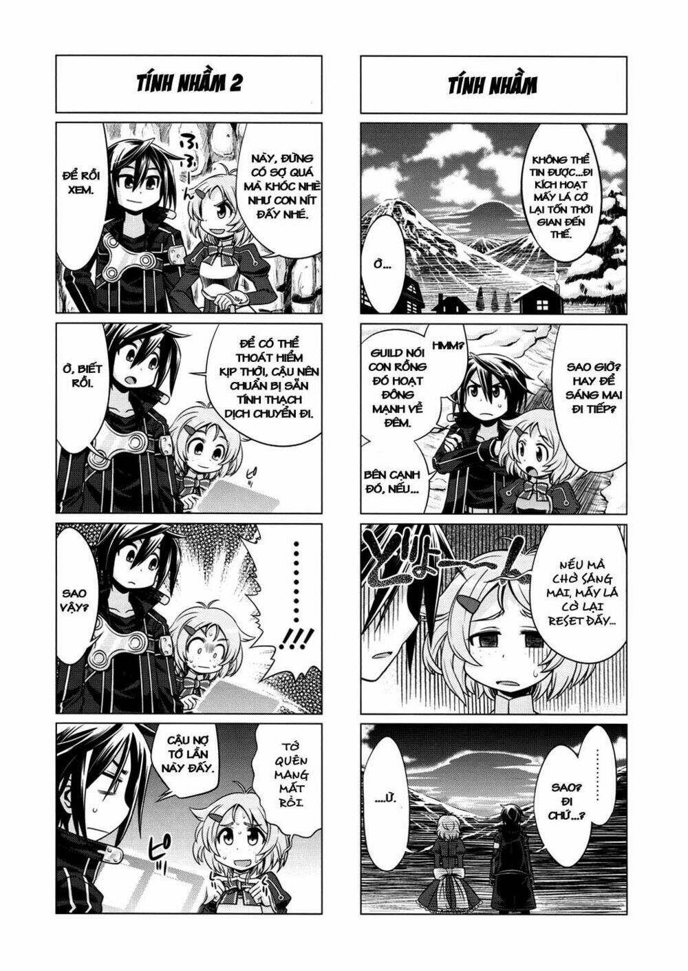 swort art online - 4koma chapter 4 5