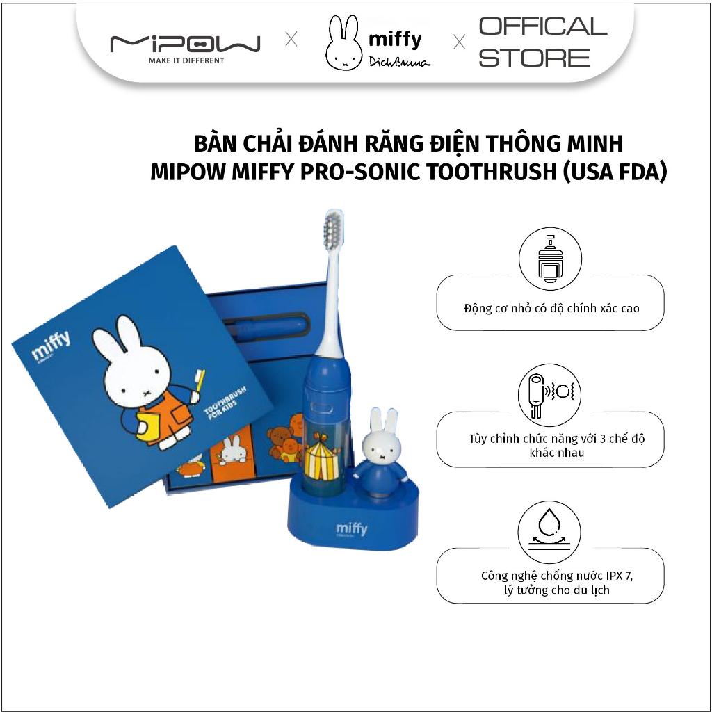 Bàn chải điện thông minh Mipow Miffy KIDs CI-600MF
