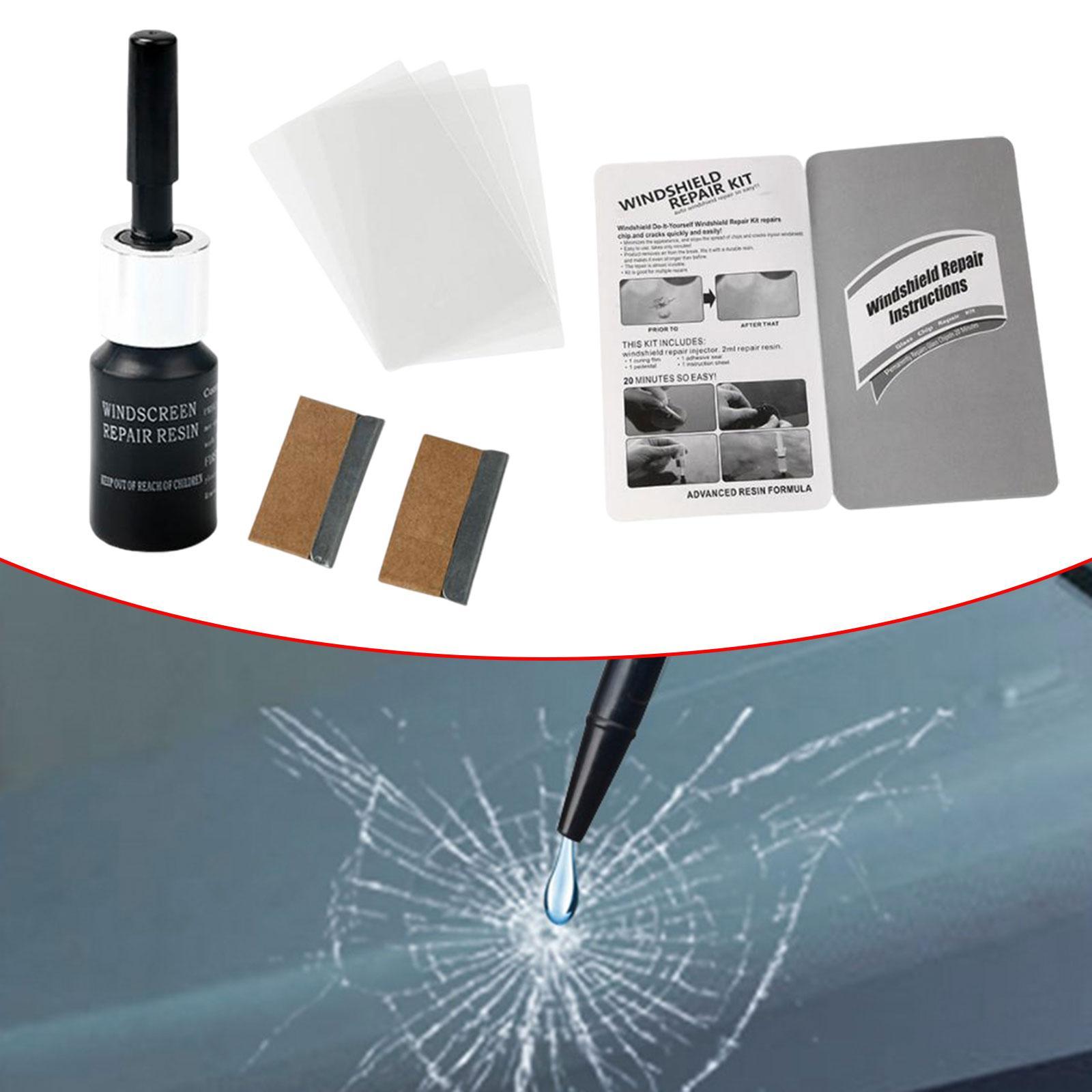Car Windshield Crack Repair Resin Vehicle Glass ,DIY Windscreen Tool, Easy to Use ,Automotive Repair Fluid for Lightweight