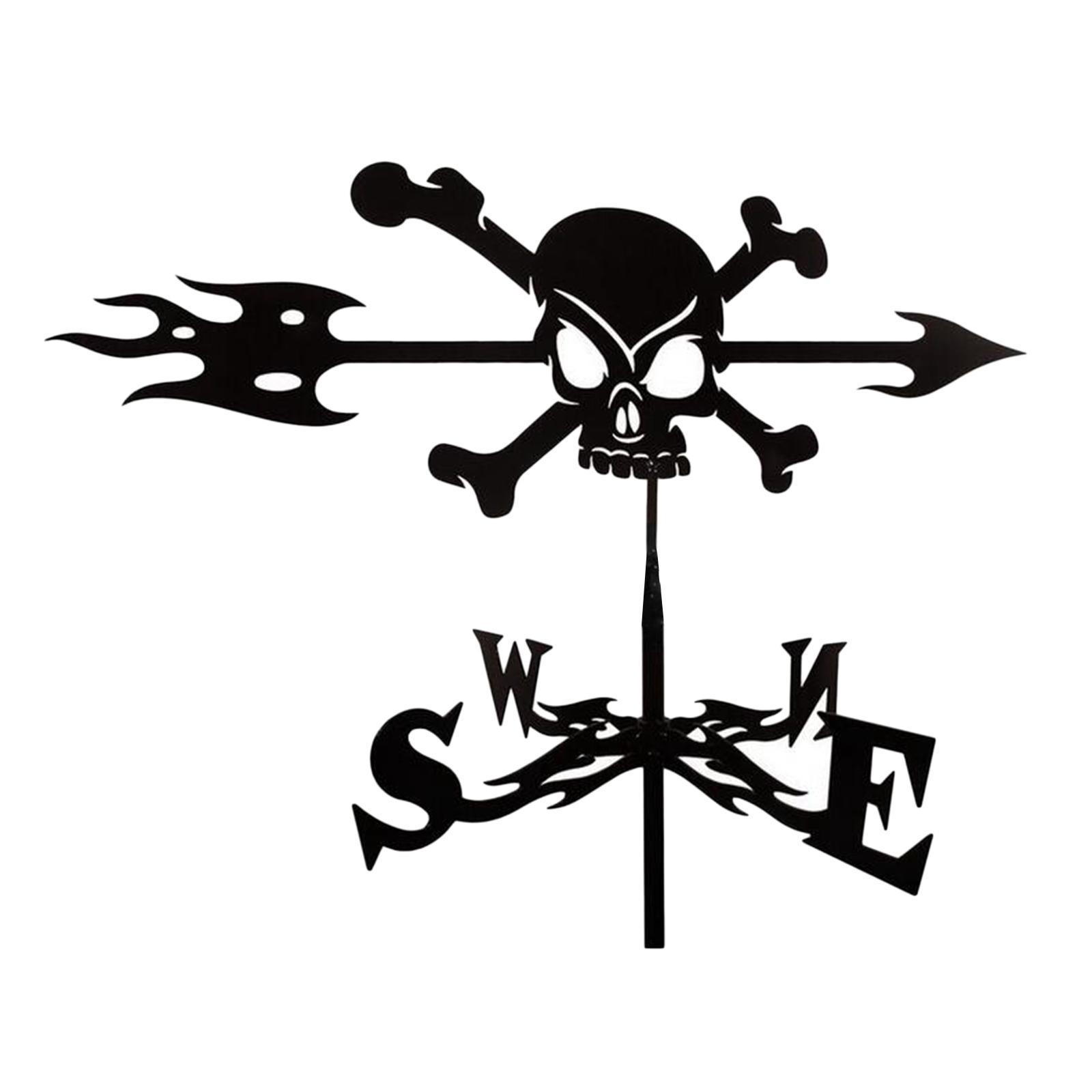 2x Weather Vane Yard Wind Direction Indicator Kit Bracket Weathervane