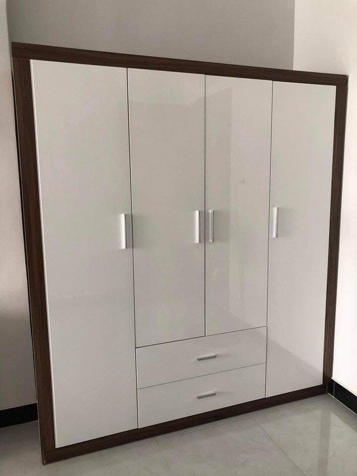 Tủ Quần Áo 4 Cánh Mở 1m6. Tủ quần áo MDF công nghiêp sang trọng