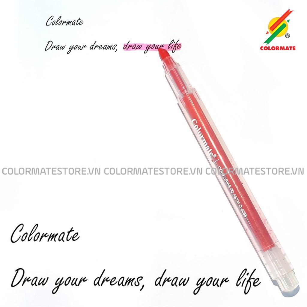 Bút lông dạ Colormate, bút đánh dấu bộ 3 màu - COLORMATE