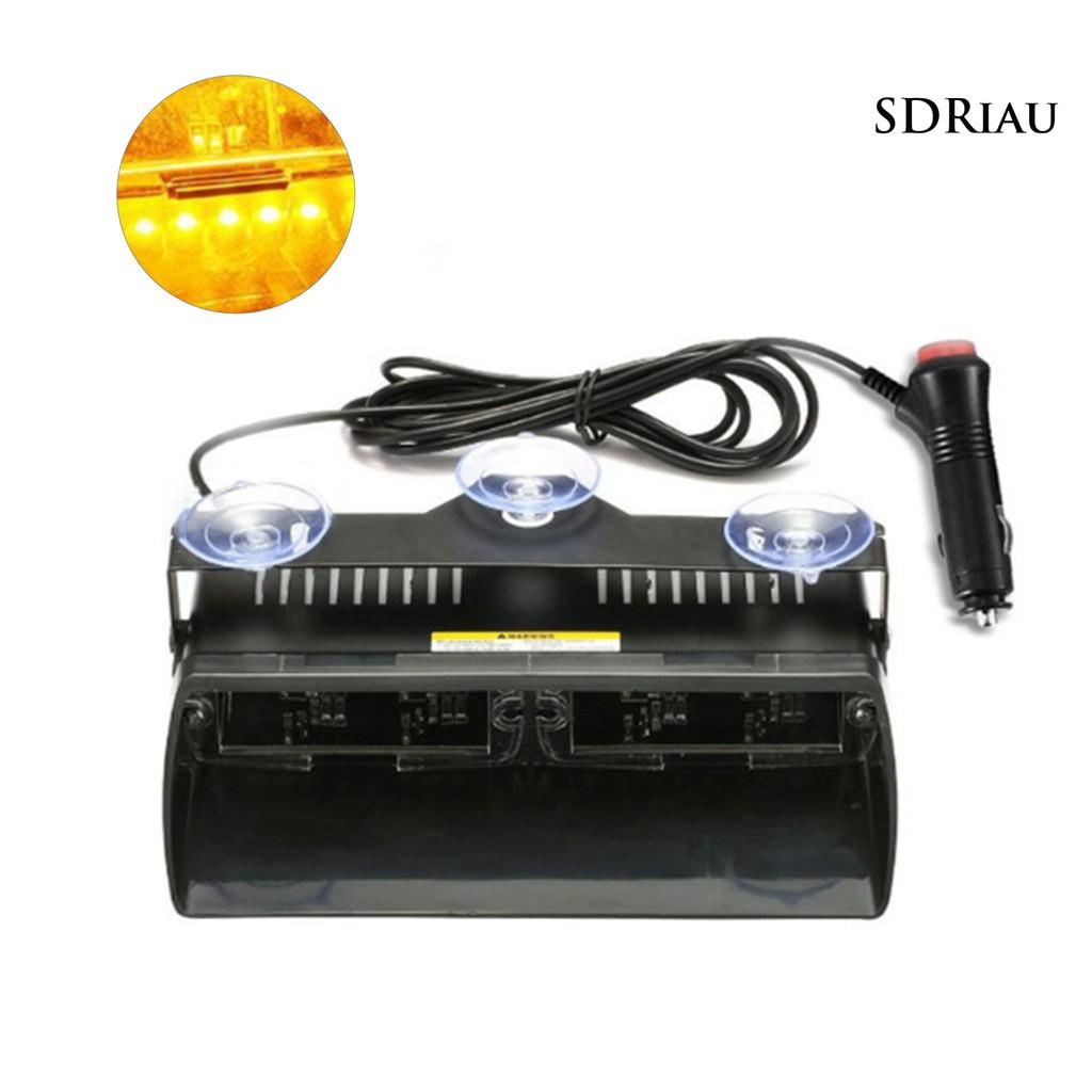 Đèn Led 16 Bóng Báo Hiệu Khẩn Cấp Gắn Kính Chắn Gió Xe Hơi Tiện Dụng