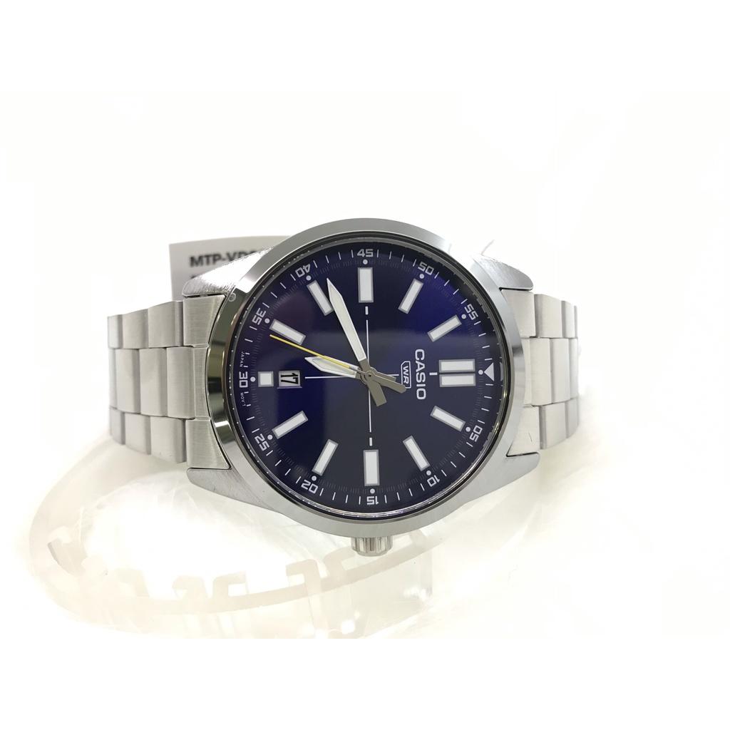 Đồng Hồ Nam Dây Thép Casio Standard MTP-VD02D-2EUDF Chính Hãng - MTP-VD02D-2E