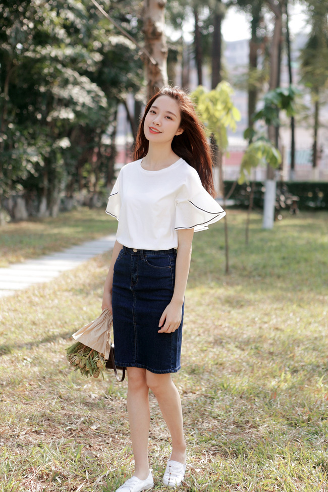 Áo thun tay xòe 4 màu AN24