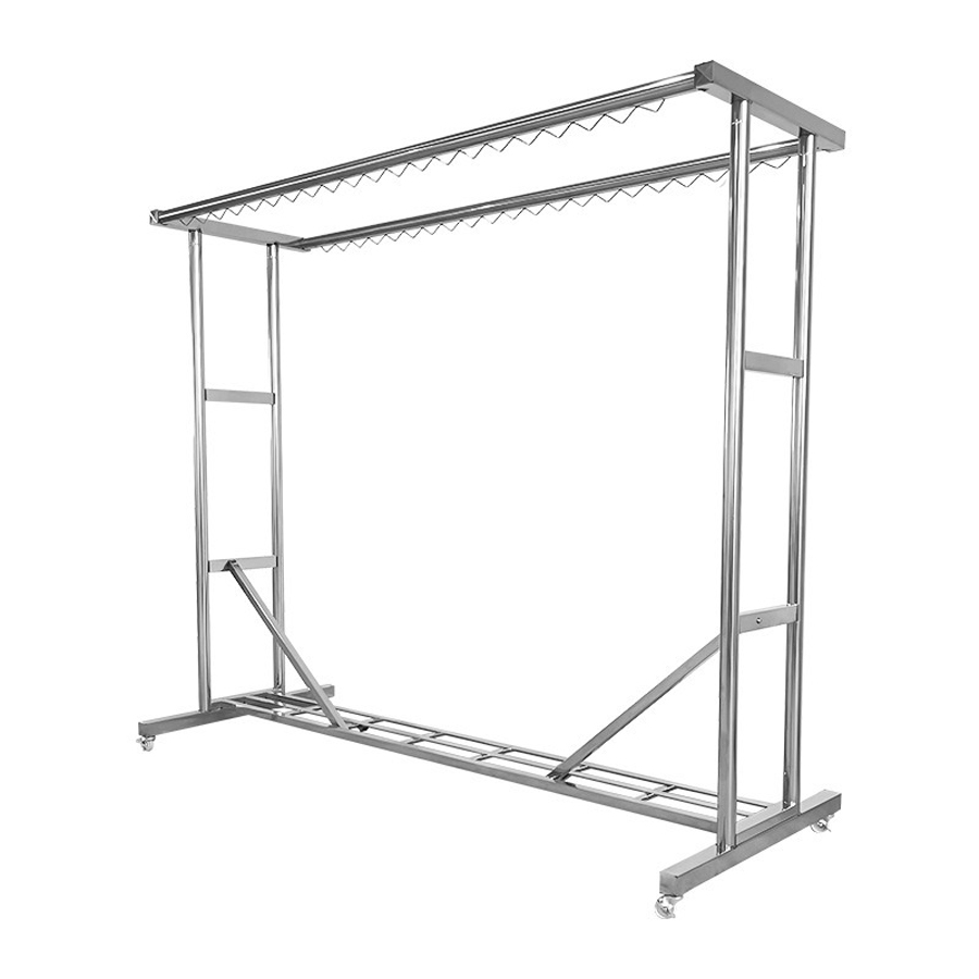 Giàn Phơi Ngoài Trời Đa Năng Chất Liệu Inox 304 Chịu Tải 300kg Phơi Chăn Mền Quần Áo