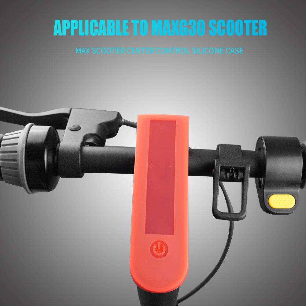 Bảng điều khiển Hiển thị vỏ silicone cho NineBot Max G30 Bảo vệ chống thấm nước Bảo vệ Trò bảo vệ Màn hình Hiển thị Phụ kiện xe tay ga Color: Black