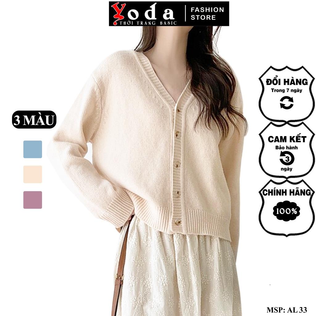 Áo Khoác Cardigan Nữ YODA Chất Len Lông Cừu Mềm Mại Dáng Dễ Thương AL33