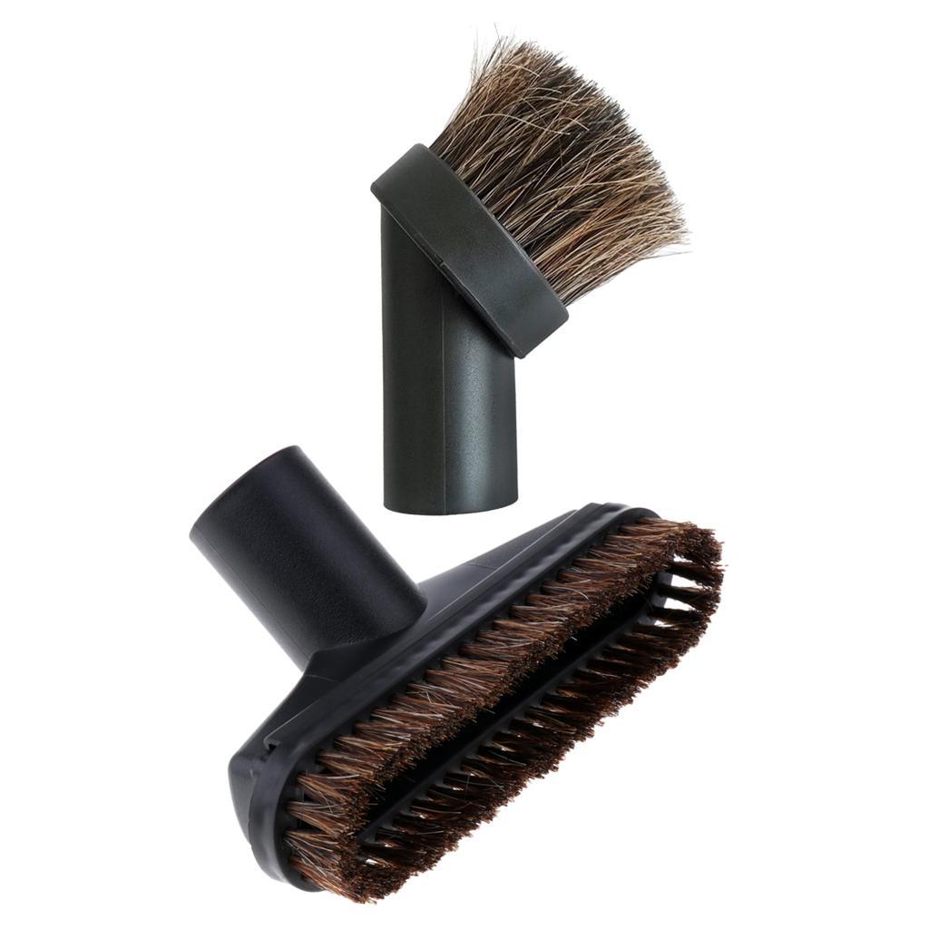 2pcs/set 1-1/4inch 32mm Replacement Dust Brush Horsehair Vacuum Attachment Head