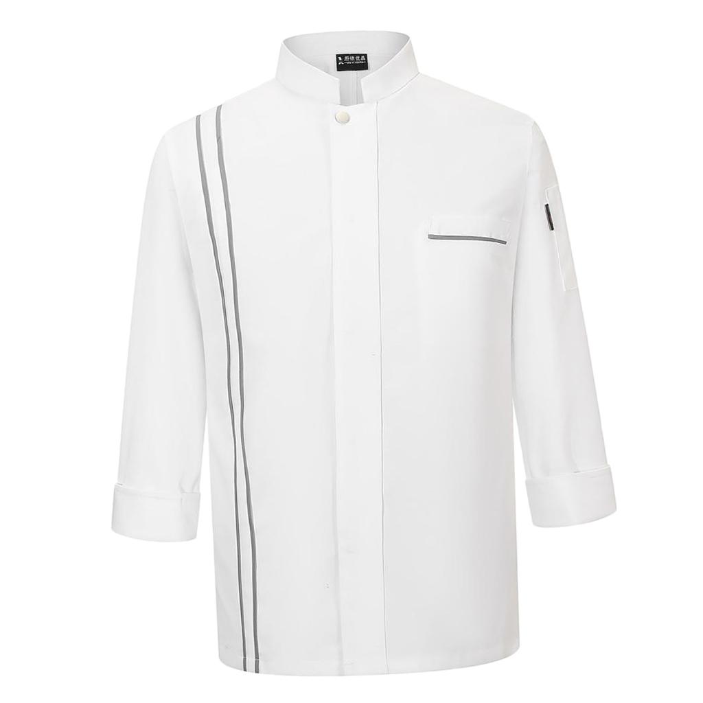 Winter Chef Jackets Long Sleeved Coat Hotels Kitchen Uniforms For Women Men