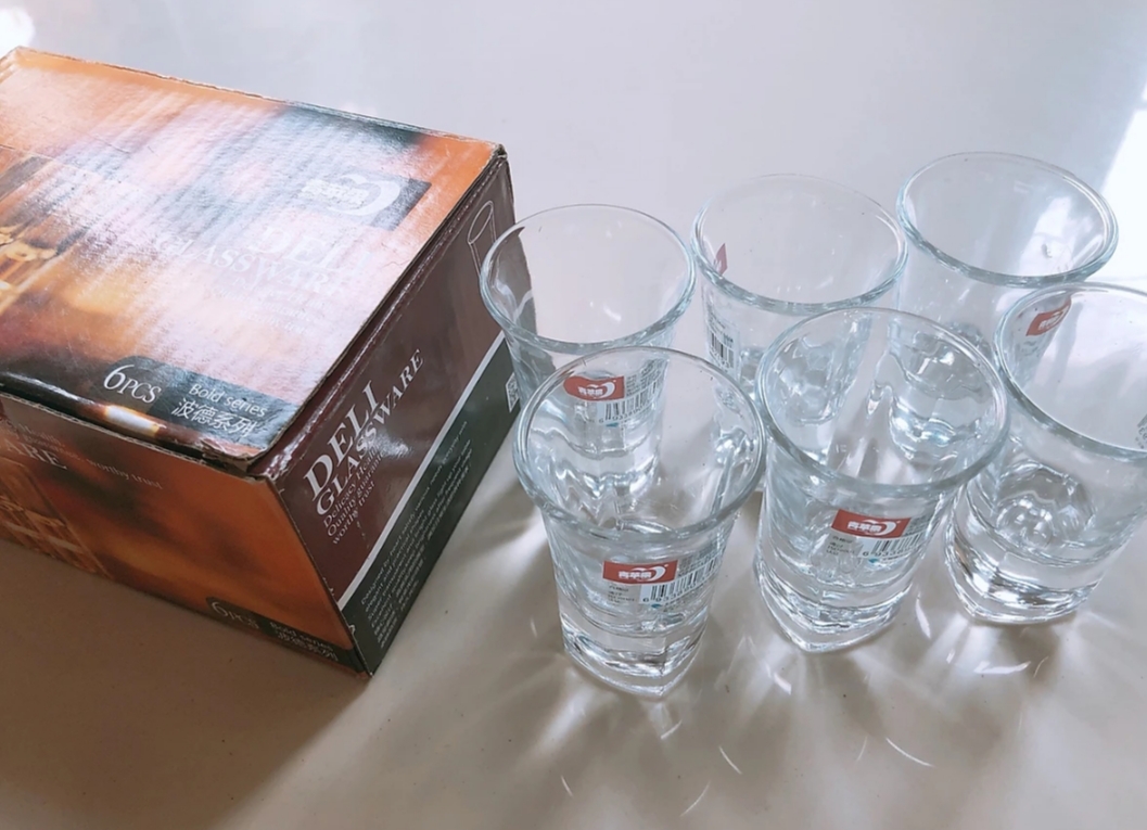 Bộ 6 ly thủy tinh