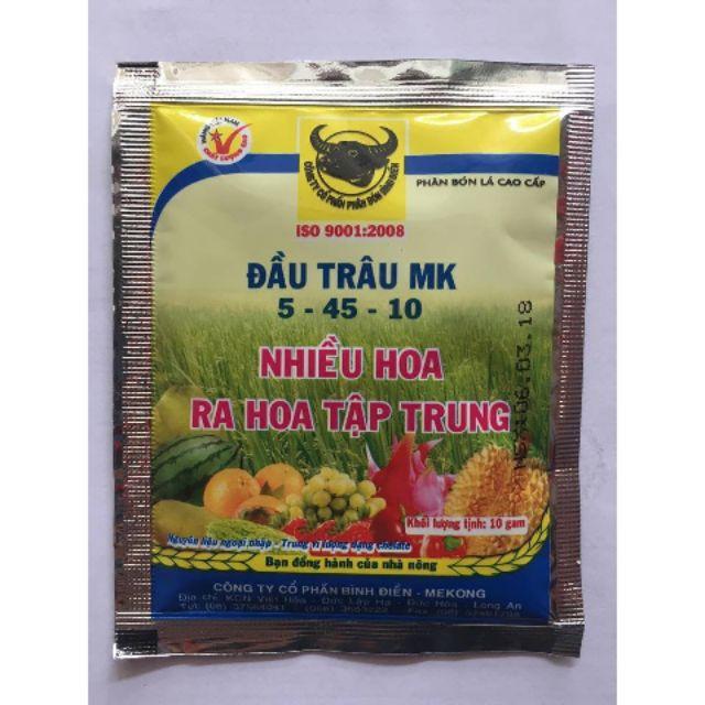 Phân bón Đầu Trâu 5-45-10 - Gói 10gr